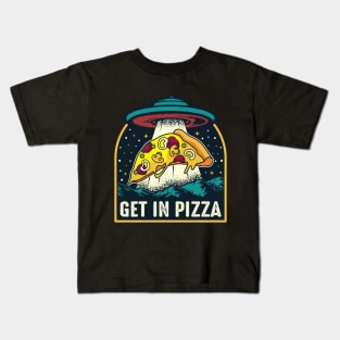 Pizza Abduction Kids T-Shirt